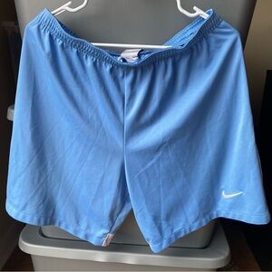 Nike Men's Blue and White Shorts size L